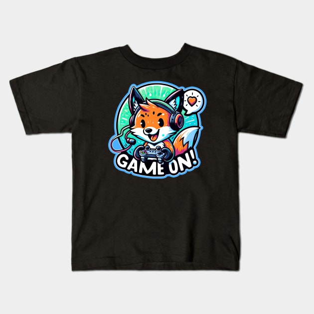 Cool Gamer: Kawaii Chibi Victory Kids T-Shirt by KUH-WAI-EE